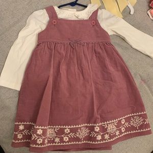 Monsoon Baby Girls Corduroy Owl Dress